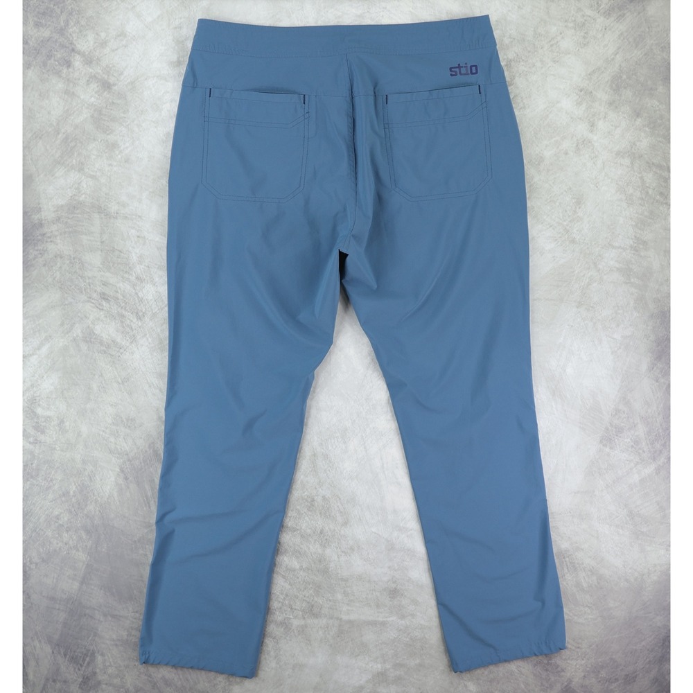 Stio Pants Men's Size 36 Blue Hiking Softshell Stretch Outdoor Trail Style #2328 - Picture 2 of 12